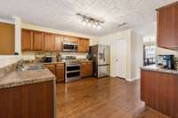 Spacious kitchen with pantry