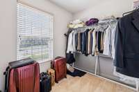 Huge walk in closet in primary