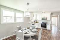 The open floor plan is perfect for day to day living and entertaining.