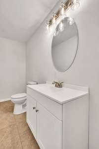 Powder Room on  main floor-