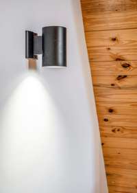 Designer lighting details.