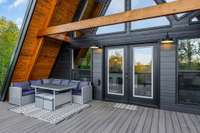 Main level deck has plenty of entertaining space