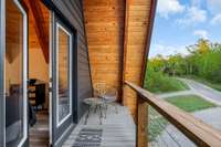 Upstairs bedroom balcony