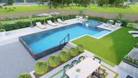 *Pool renderings for marketing purposes only.