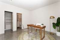 First Floor bedroom, can double as an office