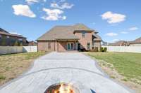 The most amazing fire pit and stone work patio ever!