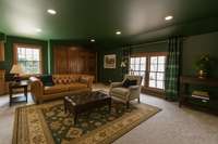 Virtually Staged Bonus room over garage with built ins