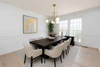 Virtually Staged Dining ROOM