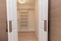Primary closet