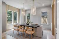 Interior of another home built by same builder.