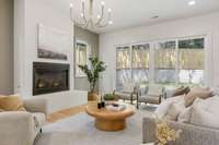 Interior of another home built by same builder.