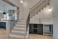 Interior of another home built by same builder.