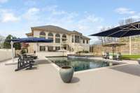 The list of recent pool improvements include a new pool heater, salt cell, filter, and pumps. This remodeled pool will be a crown jewel of this home for years to come.