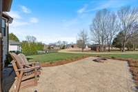 Golf course views w/ built-in fire pit
