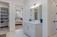 Primary Bath Linen Closet