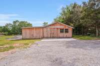 Complete with office/tack room and hay loft, metal roof and more.