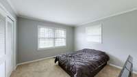 Bedroom 2 features double reach-in closet.