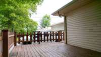 HUGE back porch- Shaded