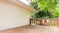 Great back porch for entertaining!