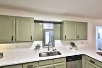 Pass through window to living room.