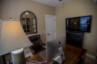 All bedrooms are on the first floor. This is another view of bedroom 2.