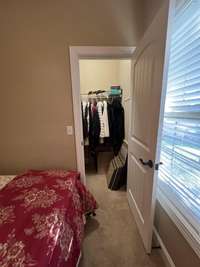 View of the walk-in closet in bedroom 4.