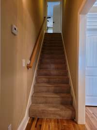 Stairs to the bonus room.