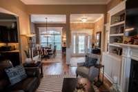 View from Living Room to Foyer and Dinning Room.