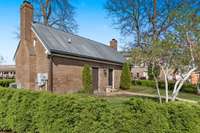 There are still many historic building on the property that have been converted into usable modern spaces.