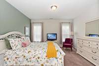 Another view of the MASTER BEDROOM.