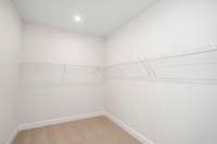 Primary walk in closet!