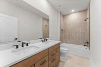 Shared bathroom *Photos are for representational purposes only and are of a similar floor plan with differing finishes*