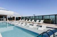 Rooftop pool