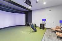 Golf simulator amenity