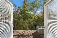 Enjoy your tree-lined view!