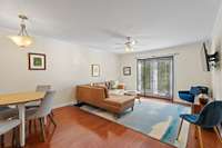 Living Room is over-sized with room for Formal Dining!