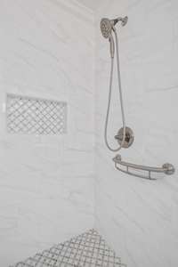 Oversized walk in shower