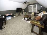 Huge Bonus Room over the two car garage