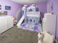 3rd bedroom upstairs ready for your little princess