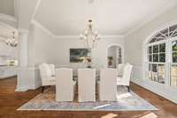 Formal dining for refined gatherings.