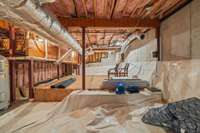 Even more room in the "crawl space".