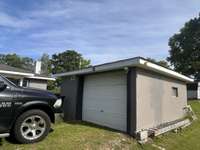 1 Car Detached Garage with extra storage area