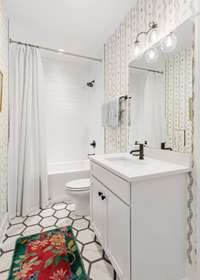 On suite guest bathroom