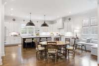 Kitchen with eat in dining