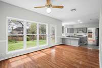 Family Room with view of the back yard