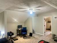 Upstairs bonus room, recreational or multipurpose room