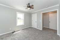 3rd Bedroom (Vacant Photo shown is from 2023, prior to the current owner’s purchase)