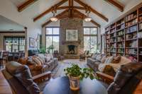 A comfortable open floor plan awaits you.