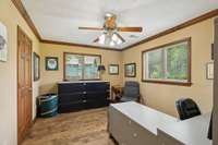 Down Stairs office or could be a Fourth Bedroom