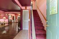 View of upstairs with chairlift